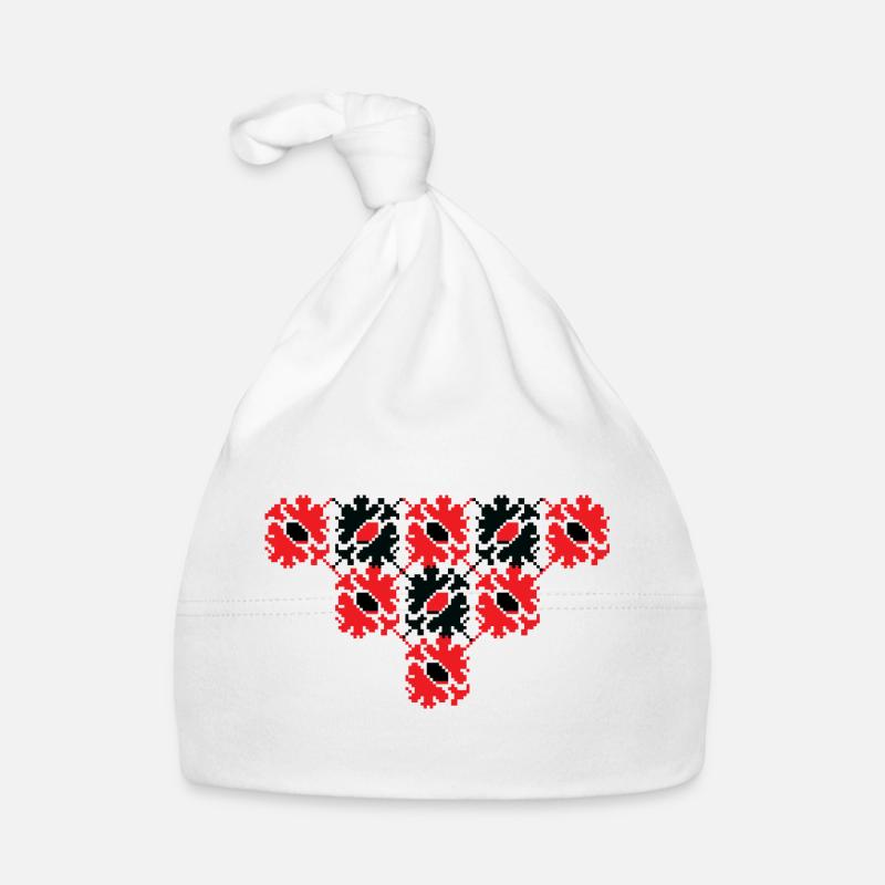 Decorative flowers - Traditional inspired design Organic Baby Cap