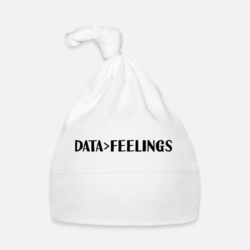 Data Is Greater Than Feelings 2 Baby Bio-Mütze