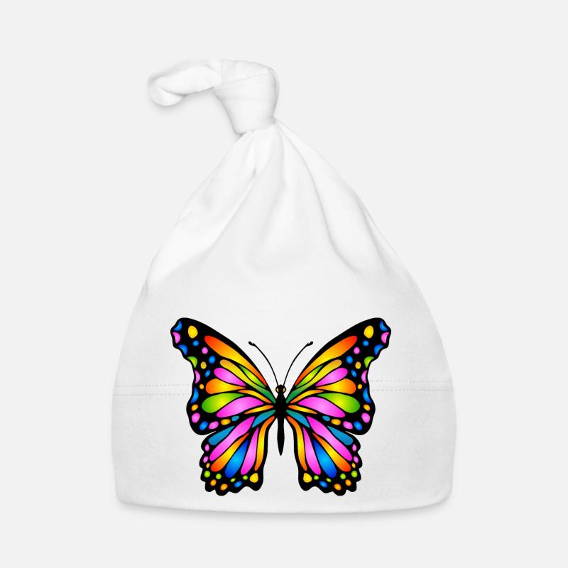 Butterfly Organic Baby Cap
