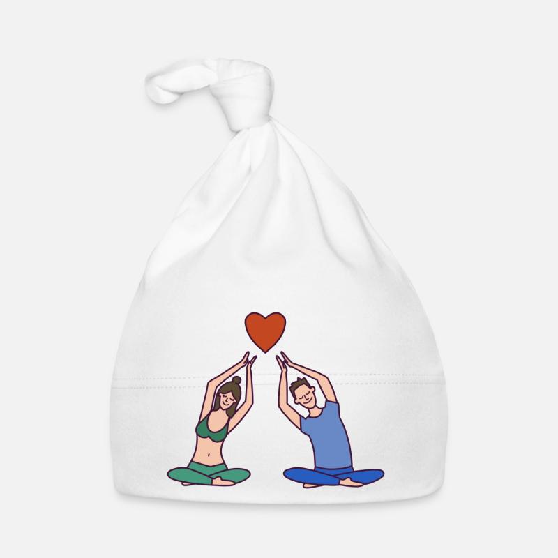 YOGA DE LA SAINT-VALENTIN Bonnet bio Bébé