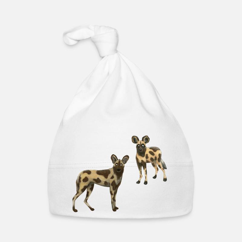 Wildhunde Baby Bio-Mütze