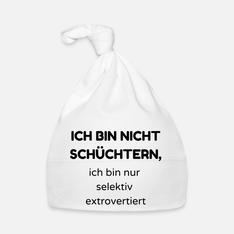 schüchtern Baby Bio-Mütze