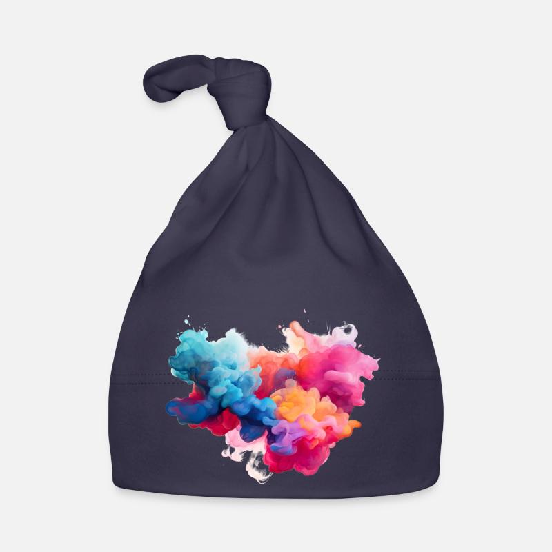 fumée colorée Bonnet bio Bébé