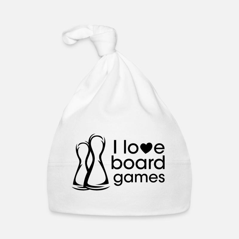 Spiele boardgames Brettspiele Symbol Liebe Freunde Baby Bio-Mütze