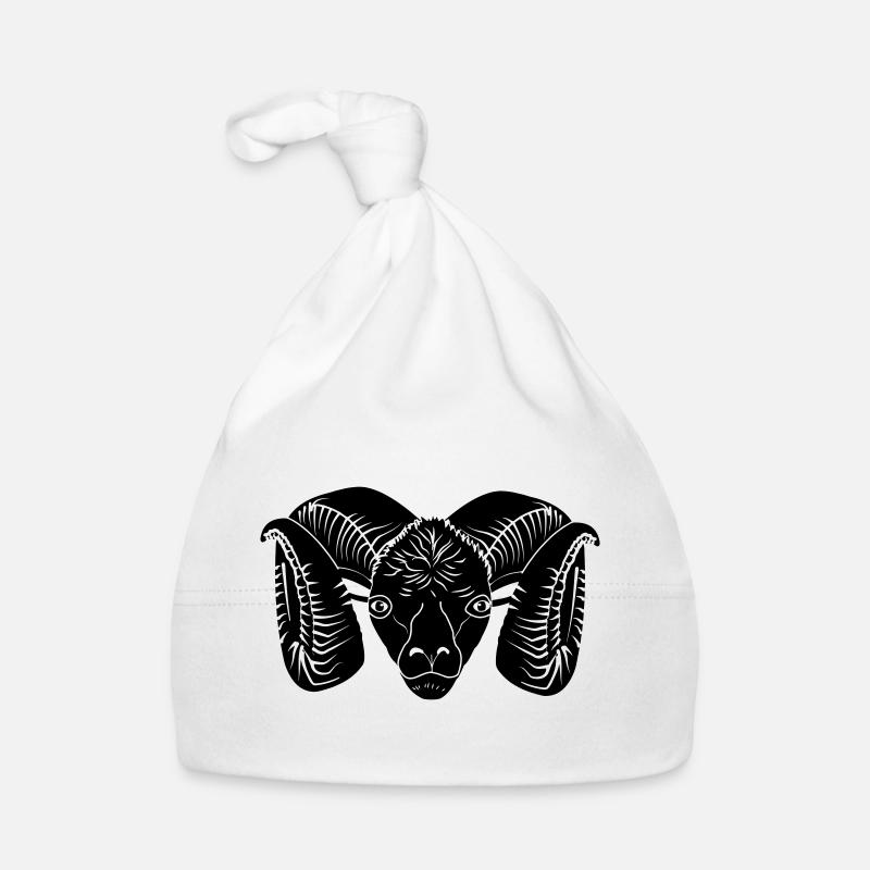 Ram head Organic Baby Cap