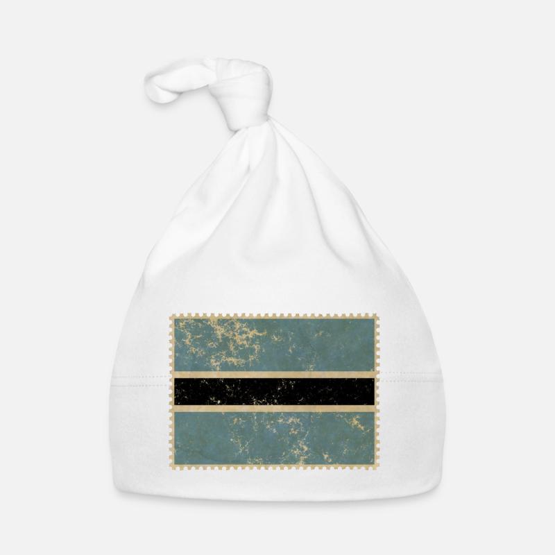 Flag Botswana Organic Baby Cap