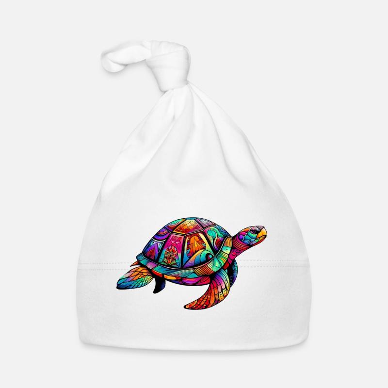 Tortue marine Bonnet bio Bébé