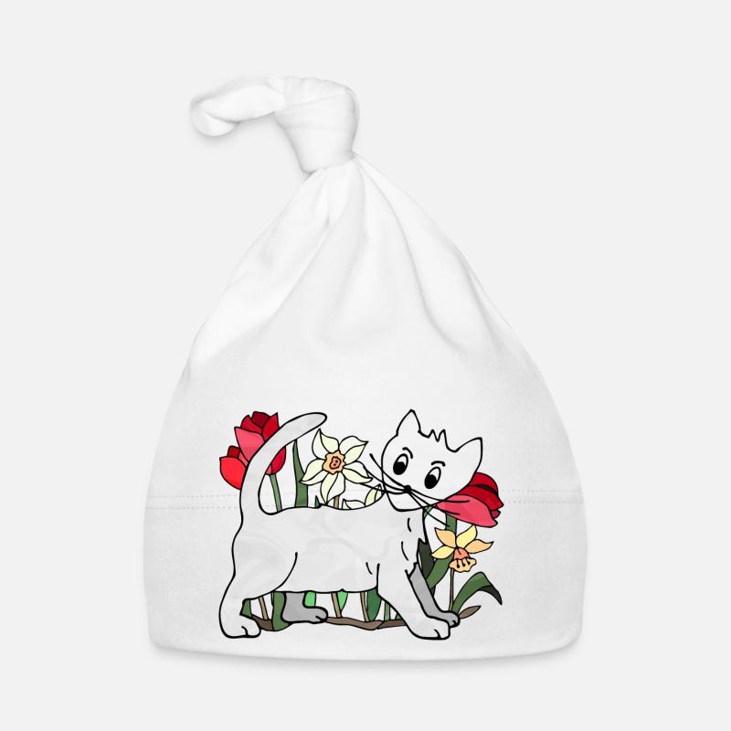 Cat Organic Baby Cap