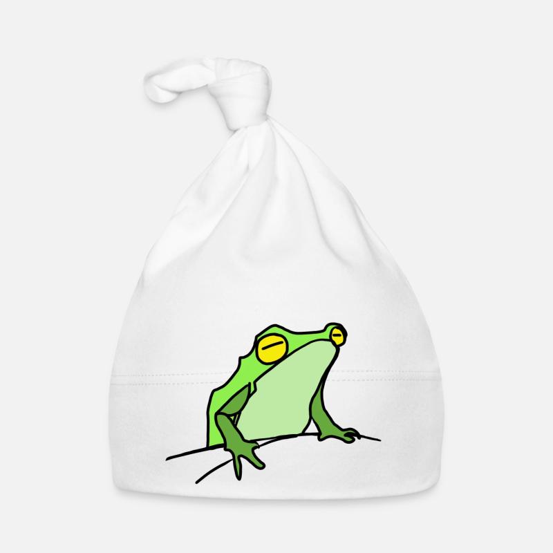 Frosch Baby Bio-Mütze