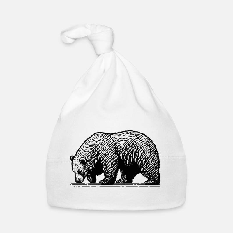 Bär Baby Bio-Mütze