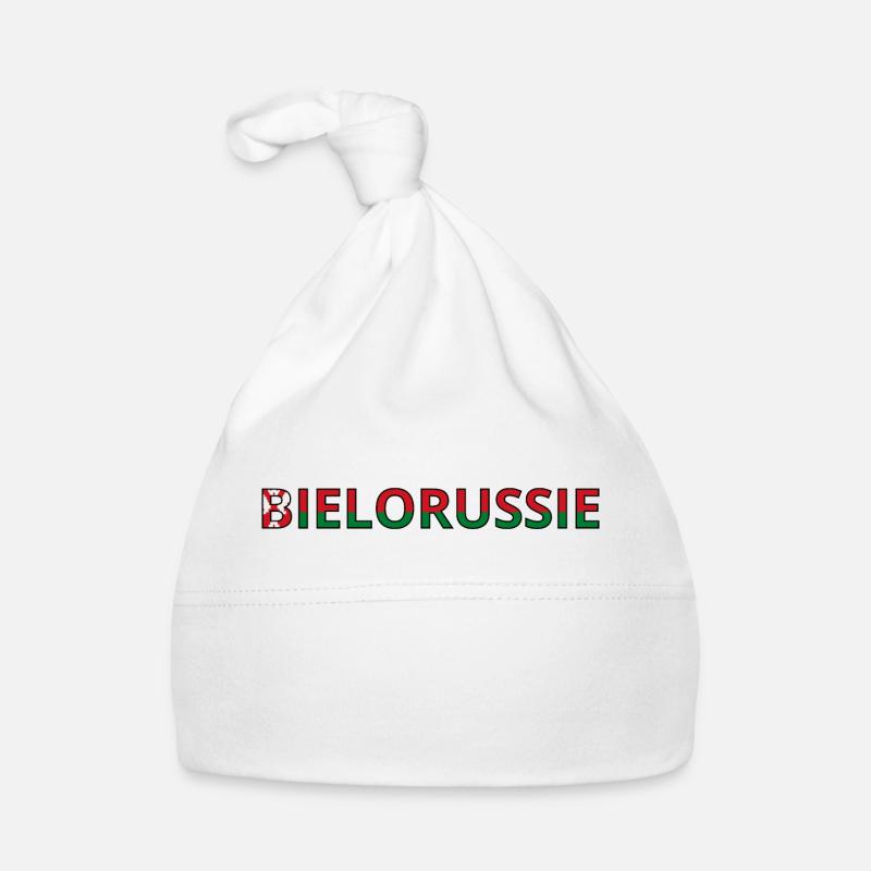 Drapeau Biélorussie Bonnet bio Bébé