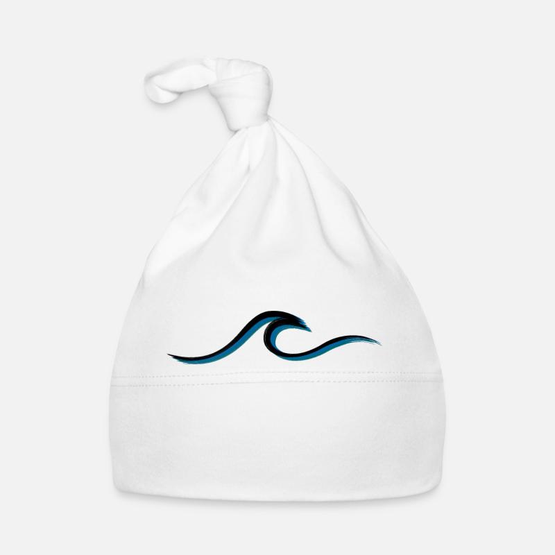 Vague vague Surf Eau Rat Surfer Bonnet bio Bébé