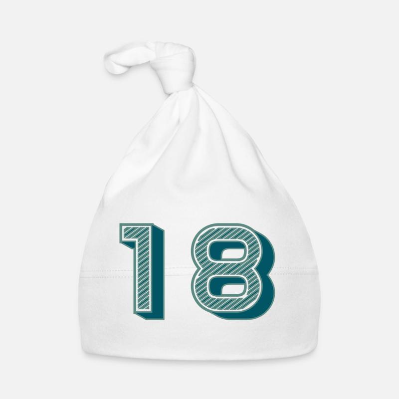 18. 18 ANS. 18e ANNIVERSAIRE Bonnet bio Bébé