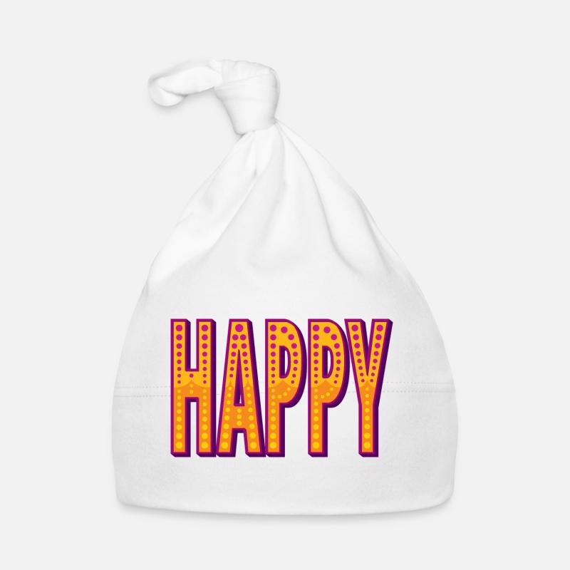 Style de cirque heureux Bonnet bio Bébé