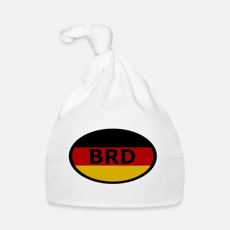 Der BRD Aufkleber Baby Bio-Mütze