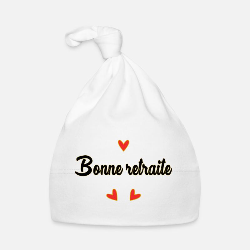 RETRAITE. RETRAITE. RETRAITEE. RETRAITE Bonnet bio Bébé