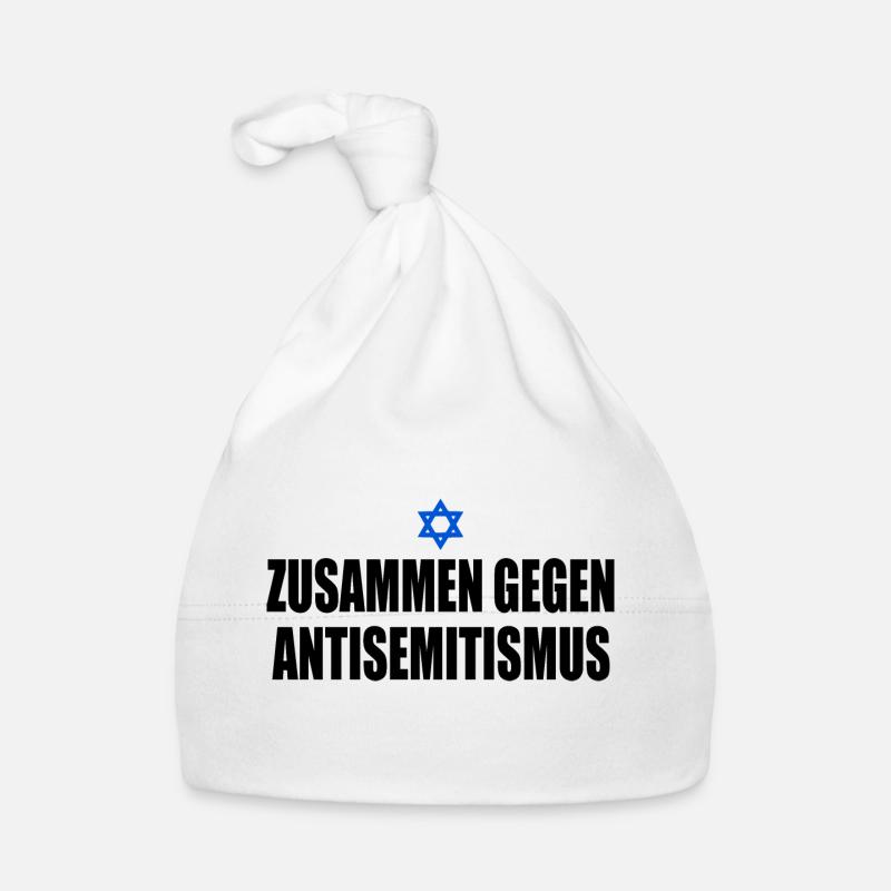 zusammen gegen antisemitismus Baby Bio-Mütze