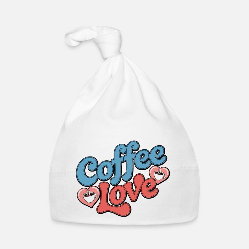 coffee love - amour du café Bonnet bio Bébé