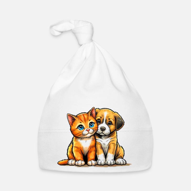 Hund und Katze Baby Bio-Mütze