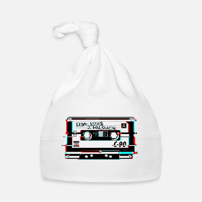 kassette glitch Baby Bio-Mütze