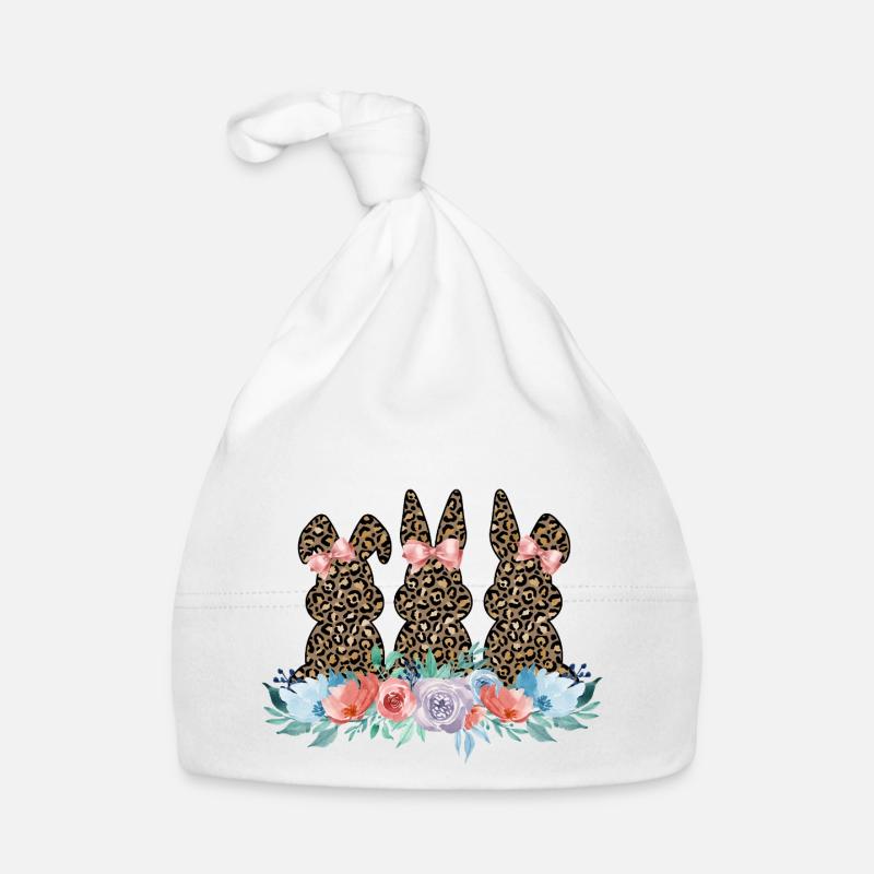 lapins léopard Bonnet bio Bébé