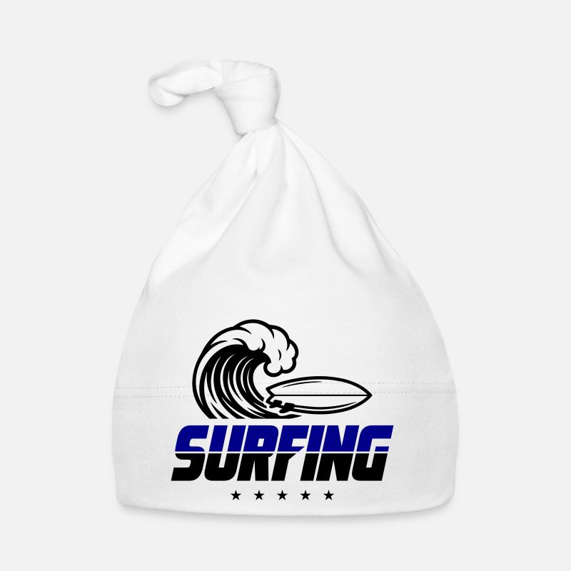 Surfing Surfboard Organic Baby Cap