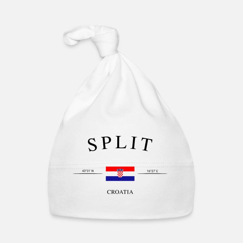 Split Croatia – Holiday Souvenir & Gift Organic Baby Cap