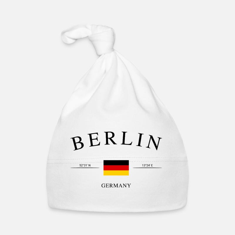 Berlin Germany – Holiday Souvenir & Gift Organic Baby Cap