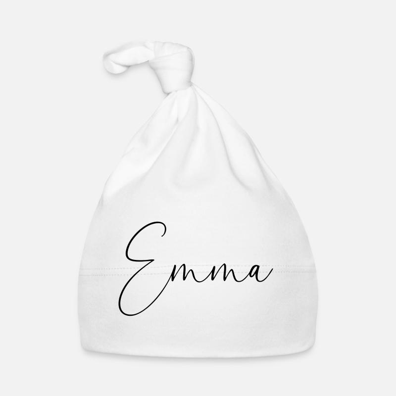 emma / handschrift personalisiertes design Baby Bio-Mütze