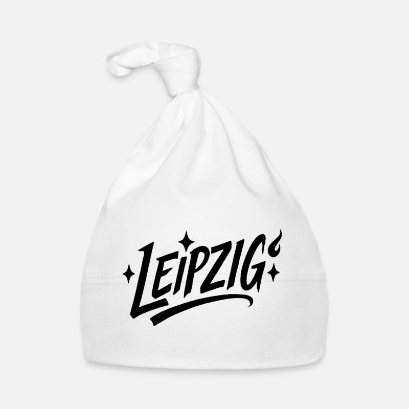 Lettrage étoile de Leipzig Bonnet bio Bébé