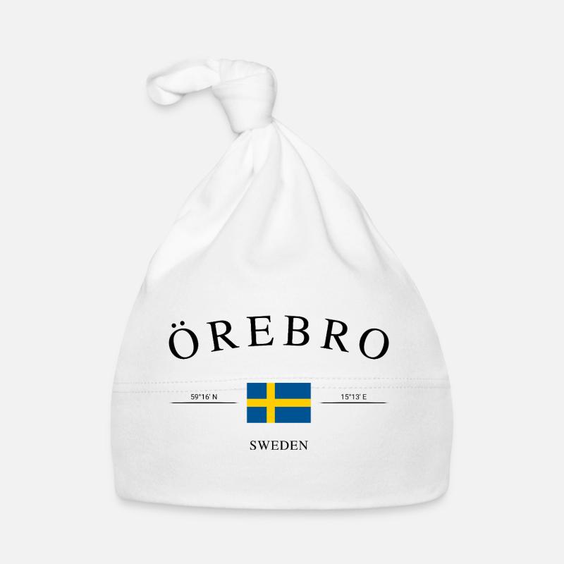 Örebro Schweden – Urlaub Souvenir & Geschenk Baby Bio-Mütze