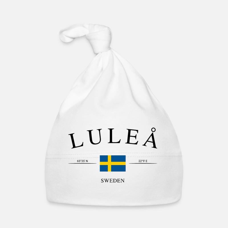 Luleå, Suède – Souvenir et cadeau de Noël Bonnet bio Bébé