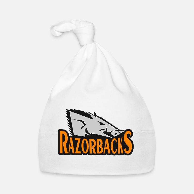 Razorbacks Bold Hog Emblem Organic Baby Cap