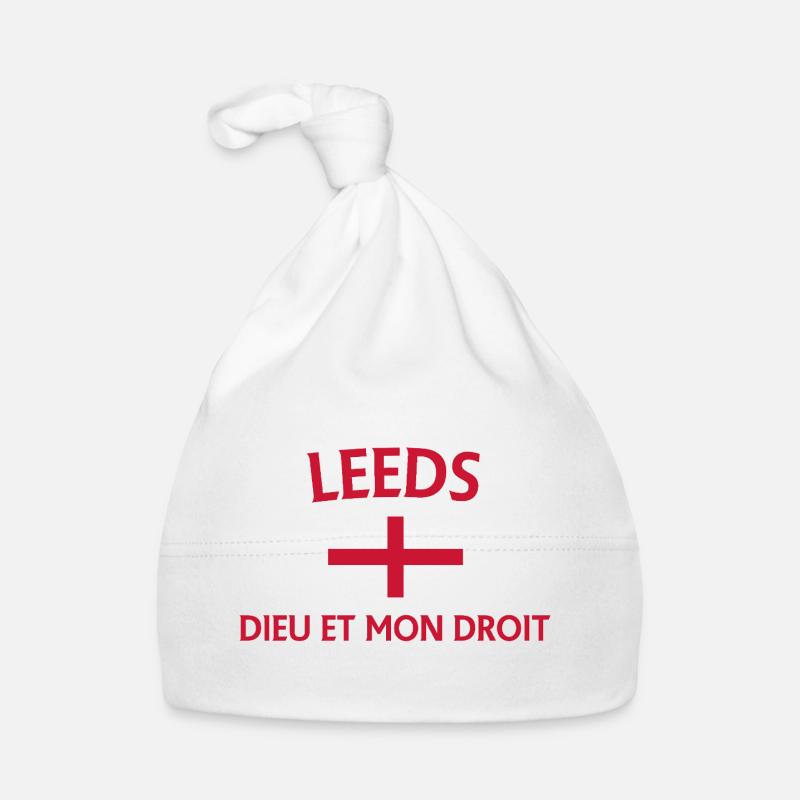 Conception du drapeau croisé de Leeds Bonnet bio Bébé