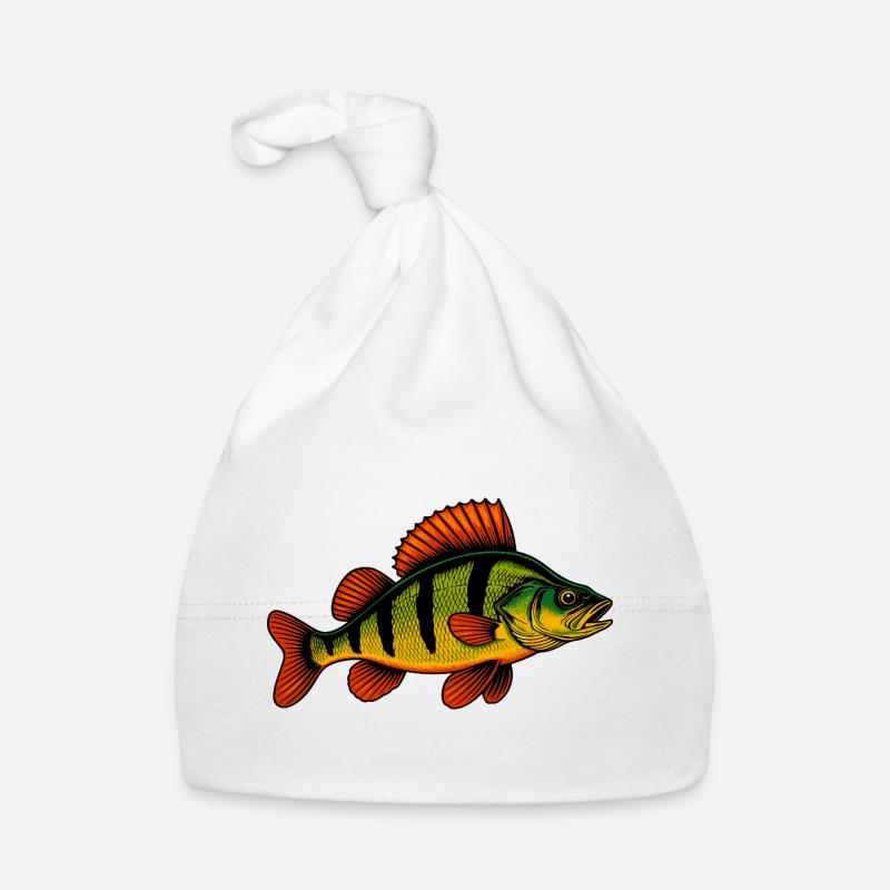 Perch Perch Perch Perch Fishing Perch Perch Perch Organic Baby Cap