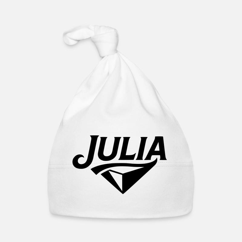 Julia - Conception du nom Bonnet bio Bébé