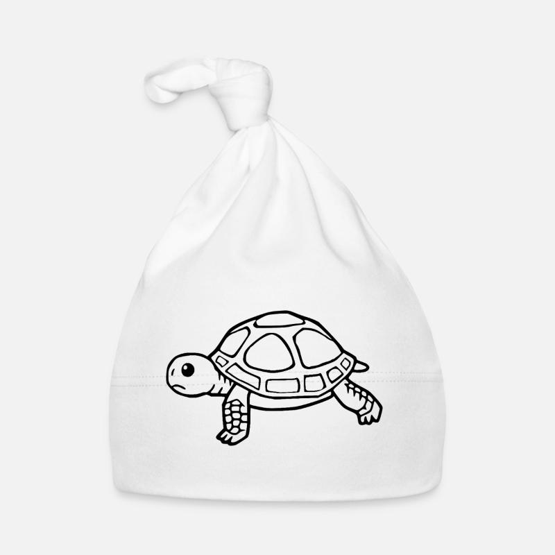 Turtle Turtles Organic Baby Cap