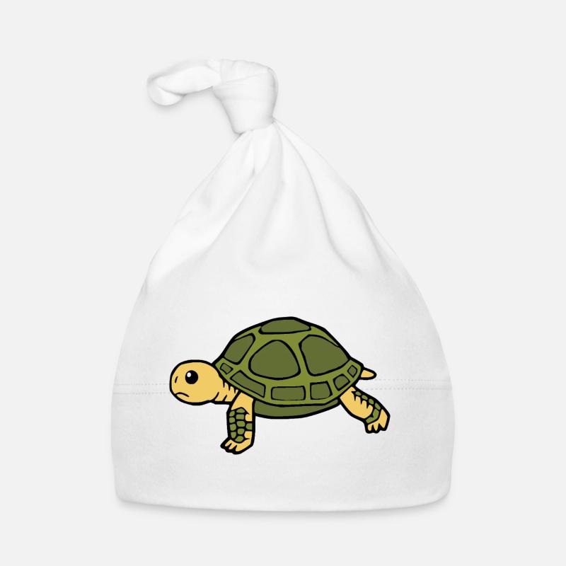Turtle Turtles Organic Baby Cap