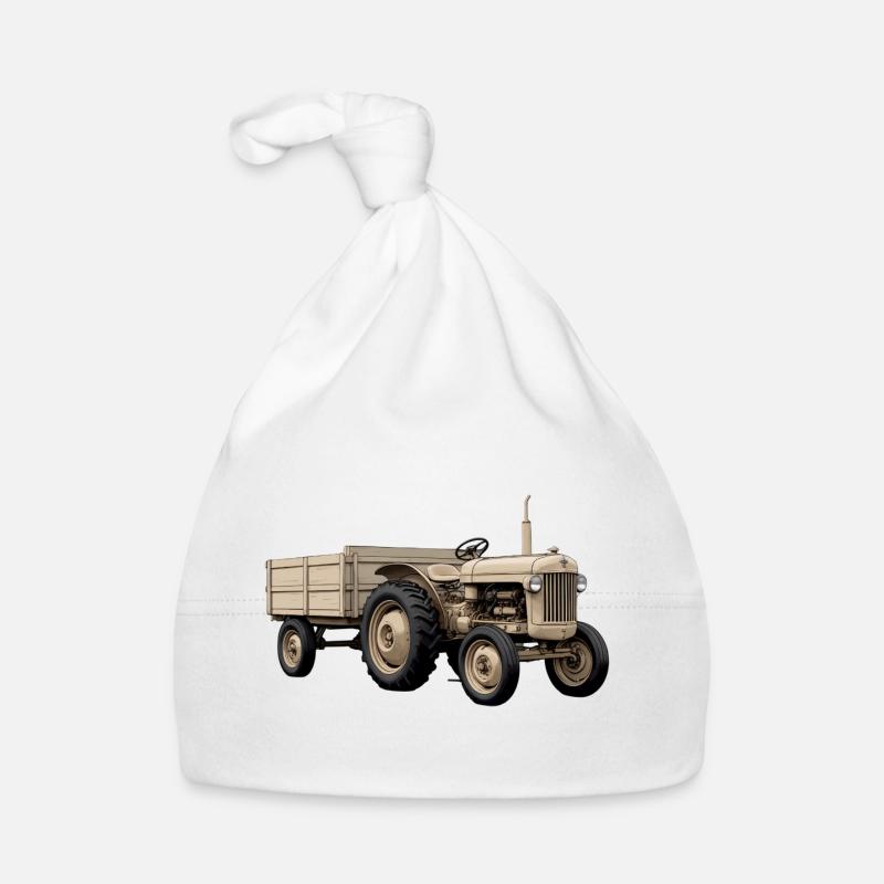 Travaux de terrain sur tracteurs anciens Bonnet bio Bébé