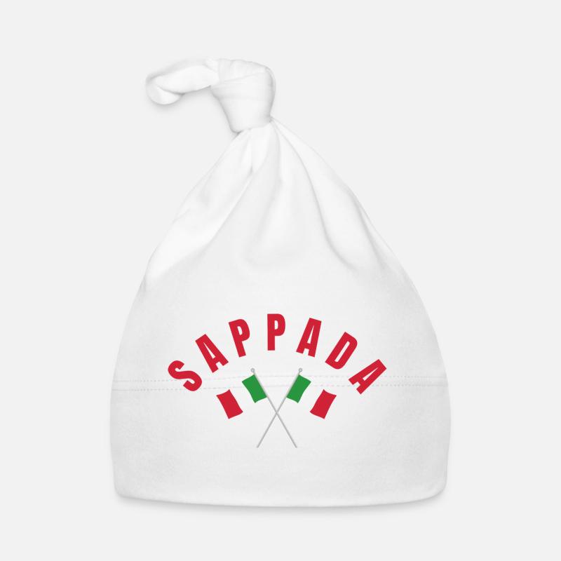 Drapeaux italiens de Sappada Bonnet bio Bébé