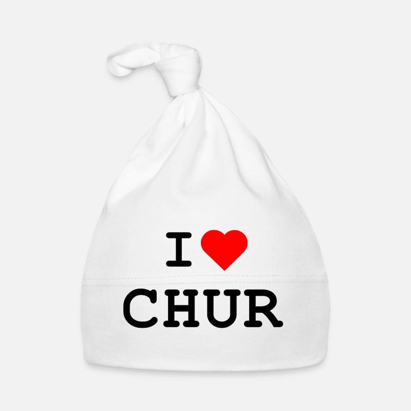 J’aime Coire - Ich liebe Chur. Bonnet bio Bébé