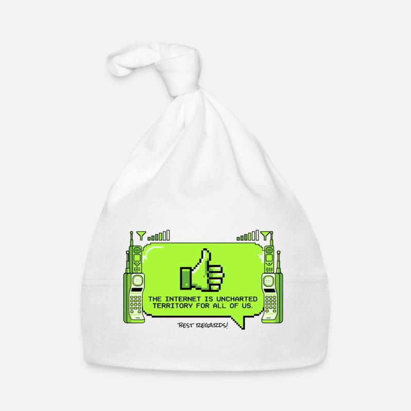 Internet est un territoire inconnu Bonnet bio Bébé