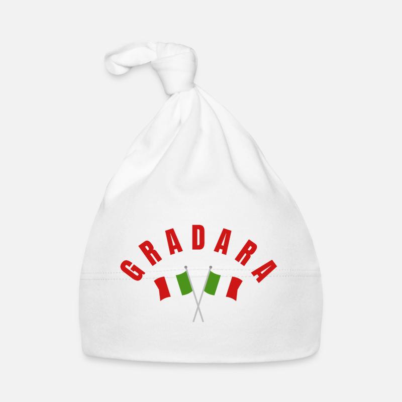 Gradara Italian Flags Crest Organic Baby Cap