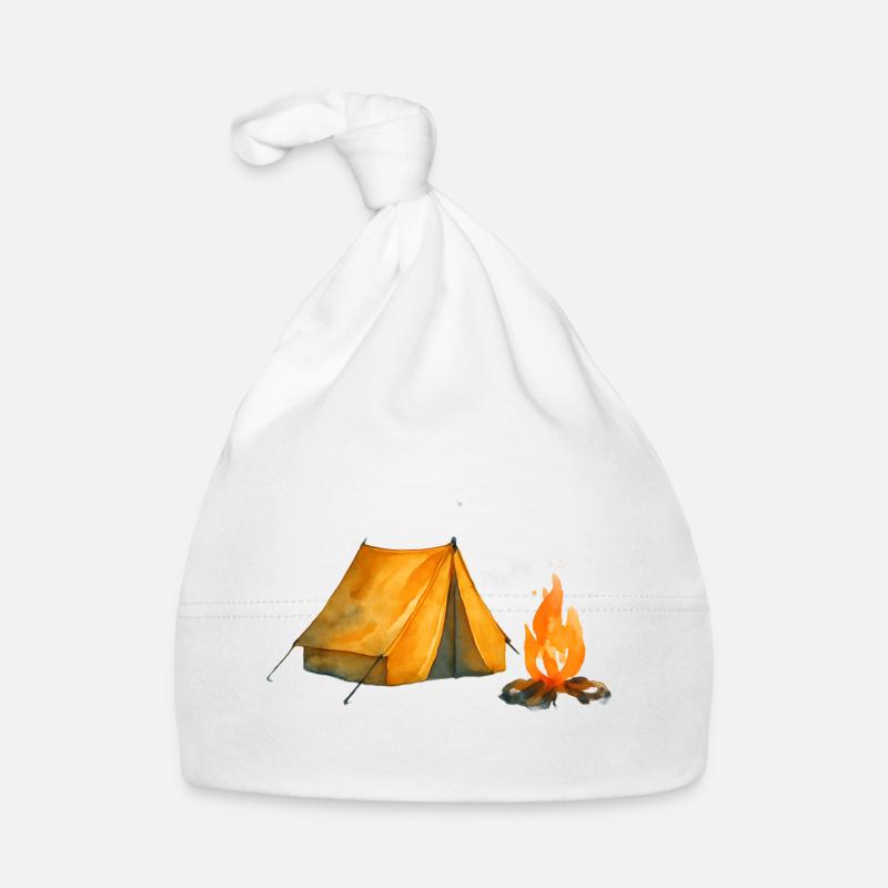 Camp Aventure Tente & Feu Bonnet bio Bébé