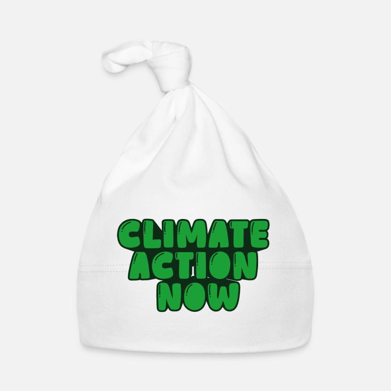 climate action now Organic Baby Cap