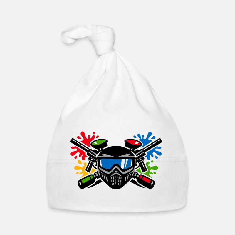 Graffiti helmet with paint splash Organic Baby Cap