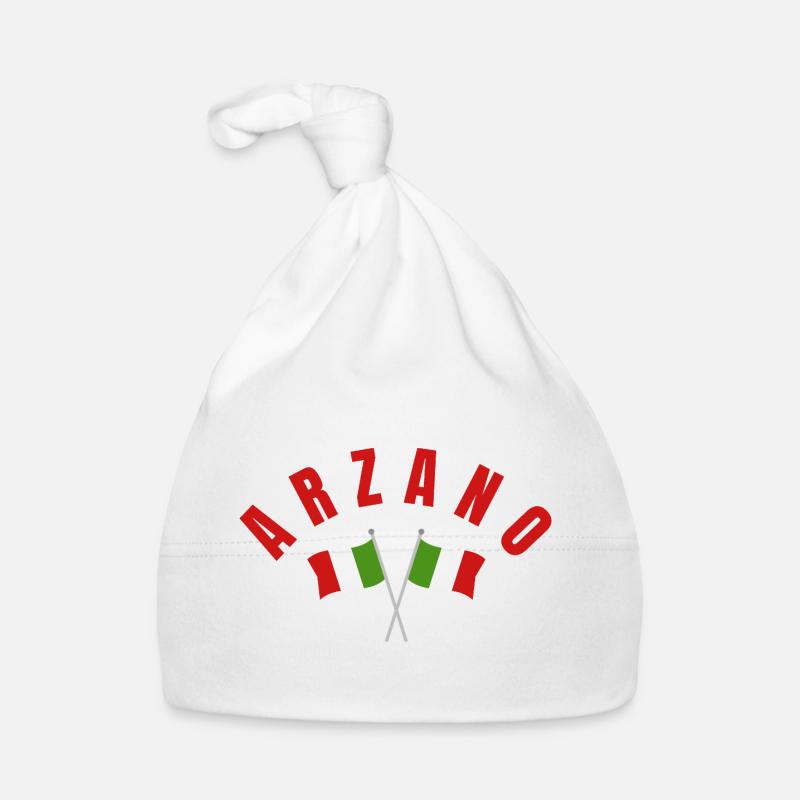 Drapeaux italiens d’Arzano Bonnet bio Bébé