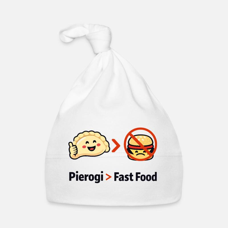 Pierogi plutôt que la restauration rapide Bonnet bio Bébé