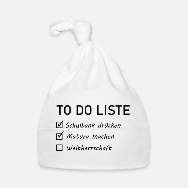 Matura Spruch  Baby Bio-Mütze