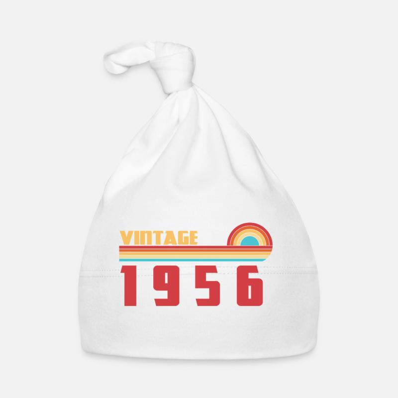 70 Year Old School Tee Born 1956 Organic Baby Cap
